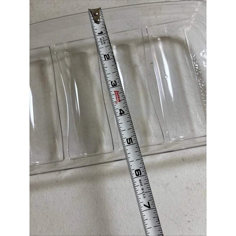 Longaberger Basket 5 Section Plastic Liner Protector Med #44776 EUC